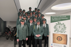 Neuwahlen zum Offizierskorps standen bei der Jahreshauptversammlung der Schützenbruderschaft St. Fabian und Sebastian im Vordergrund.